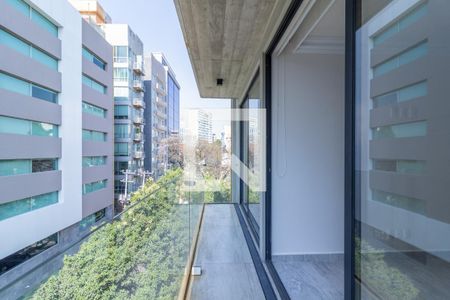 Balcón  de apartamento para alugar com 3 quartos, 97m² em Nápoles, Ciudad de México