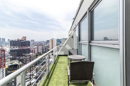 Balcón  de apartamento para alugar com 1 quarto, 102m² em Colonia Irrigación, Ciudad de México