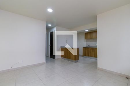 Sala - Comedor de apartamento para alugar com 2 quartos, 52m² em Valle Gómez, Ciudad de México