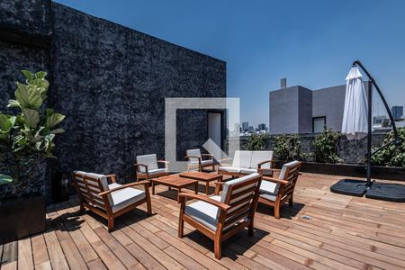 Roof garden de apartamento para alugar com 1 quarto, 41m² em Roma Norte, Ciudad de México