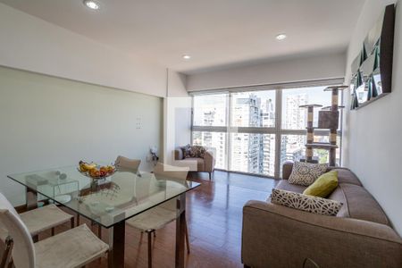 Sala - Comedor de apartamento para alugar com 2 quartos, 80m² em Santa Cruz Atoyac, Ciudad de México