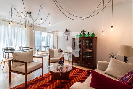 Sala - Comedor  de apartamento para alugar com 2 quartos, 90m² em Roma Norte, Ciudad de México