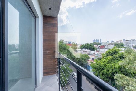 Balcón  de apartamento para alugar com 3 quartos, 92m² em Roma Norte, Ciudad de México