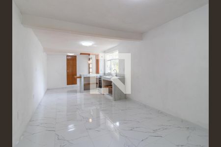 Sala - Comedor - Recámara  de apartamento para alugar com 1 quarto, 55m² em Portales Norte, Ciudad de México