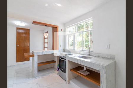 Cocina de apartamento para alugar com 1 quarto, 55m² em Portales Norte, Ciudad de México