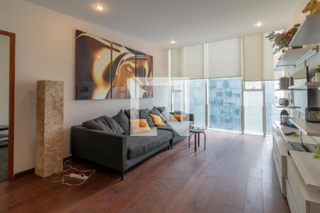 Sala - Comedor de apartamento para alugar com 2 quartos, 115m² em Ampliación Granada, Ciudad de México