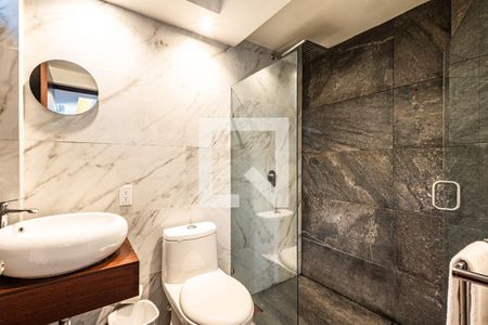 Baño de suite  de apartamento para alugar com 1 quarto, 42m² em Campestre Churubusco, Ciudad de México