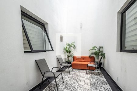 Área libre  de apartamento para alugar com 1 quarto, 42m² em Campestre Churubusco, Ciudad de México