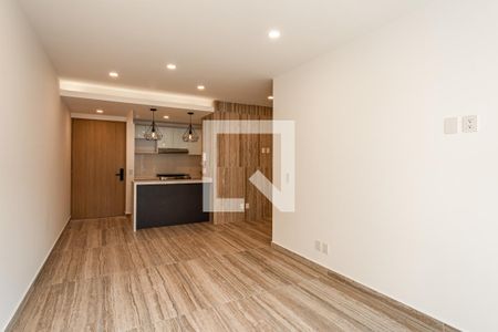 Sala - Comedor  de apartamento para alugar com 2 quartos, 76m² em Colonia Del Valle Centro, Ciudad de México