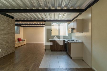 Cocina de apartamento para alugar com 1 quarto, 50m² em Cumbres de Himalaya, Naucalpan de Juárez