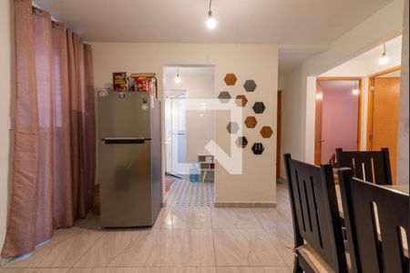 Sala - Comedor  de apartamento para alugar com 3 quartos, 87m² em Candelaria Ticoman, Ciudad de México