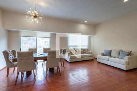 Sala - Comedor  de apartamento para alugar com 3 quartos, 200m² em Lomas Country Club, Naucalpan de Juárez